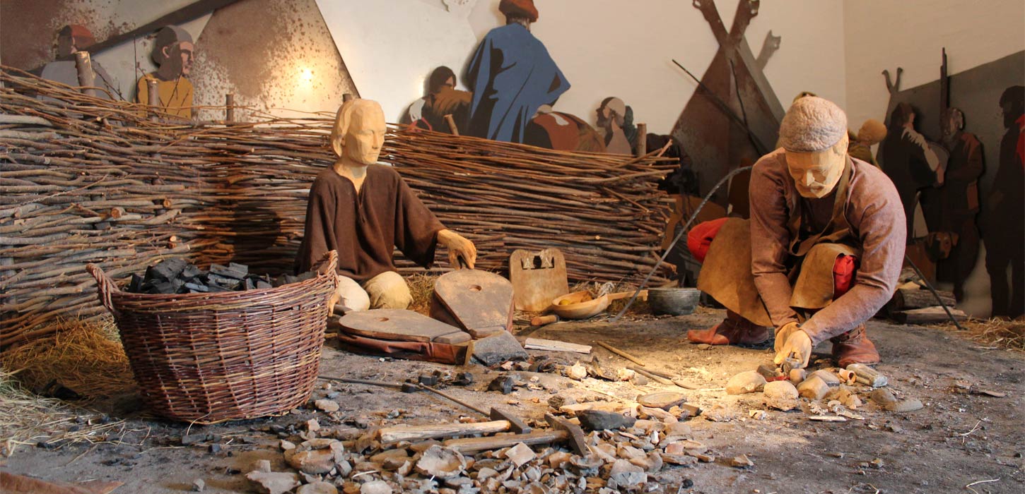 Ausstellung von Menschen am Lagerfeuer | Süddänische Nordsee
