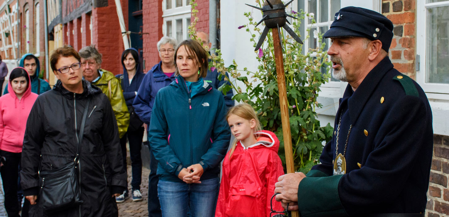 Vægterrundgang i Ribes gader | Vadehavskysten