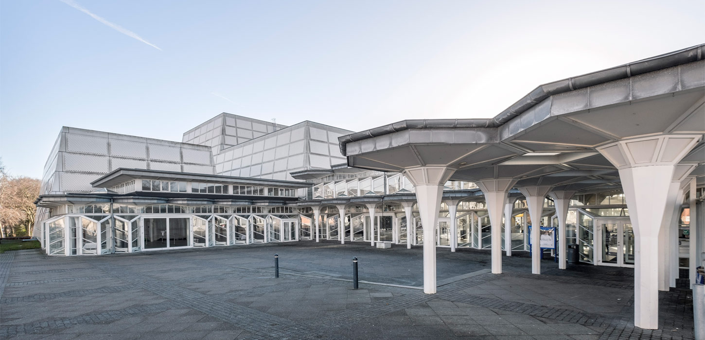 Beautiful architecture at Esbjerg Performing Arts Centre | By the Wadden Sea