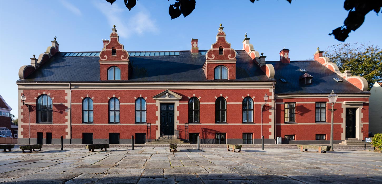 Ribe Art Museum beautiful facade | By the Wadden Sea