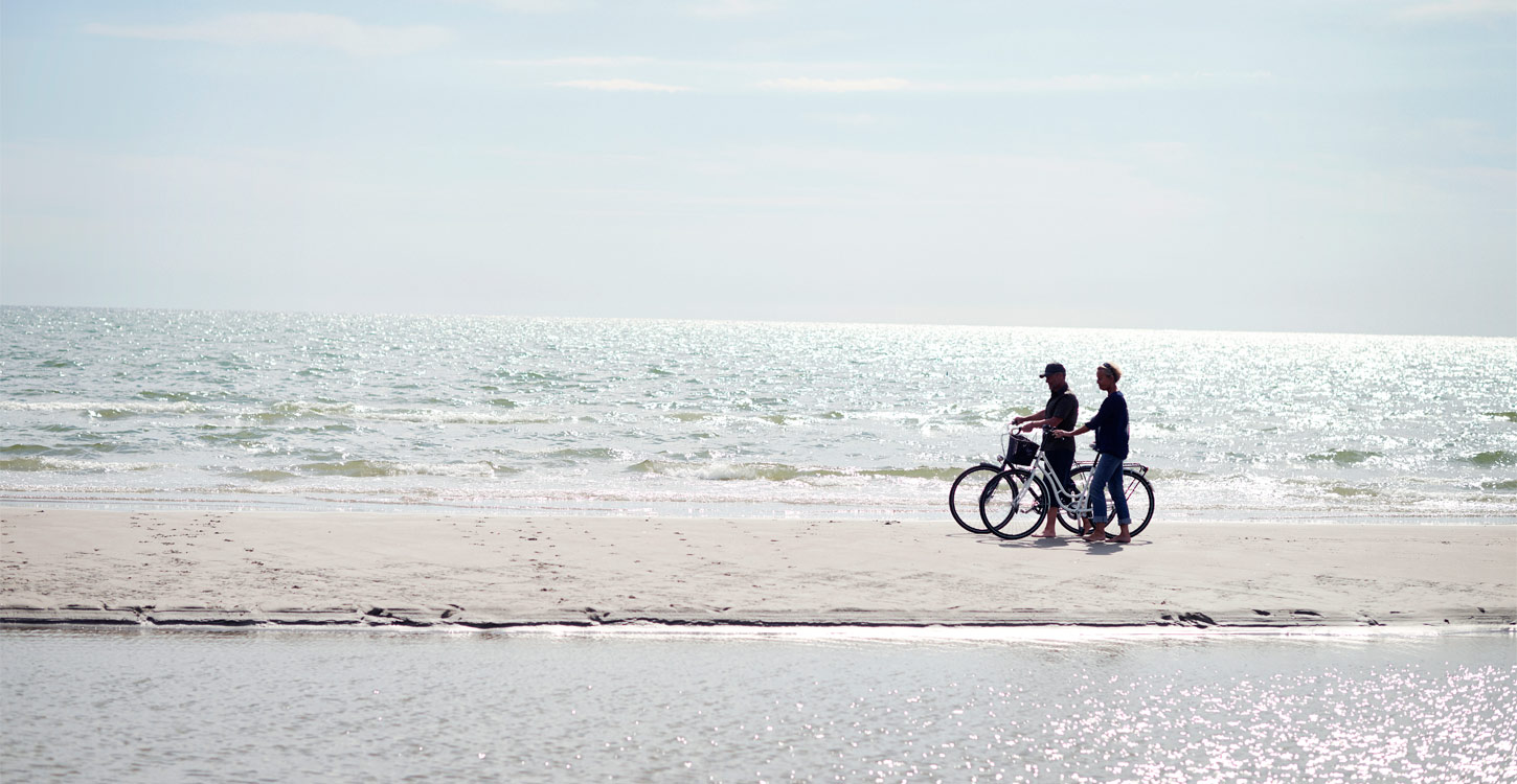 Cykle på Fanø Strand | Vadehavskysten