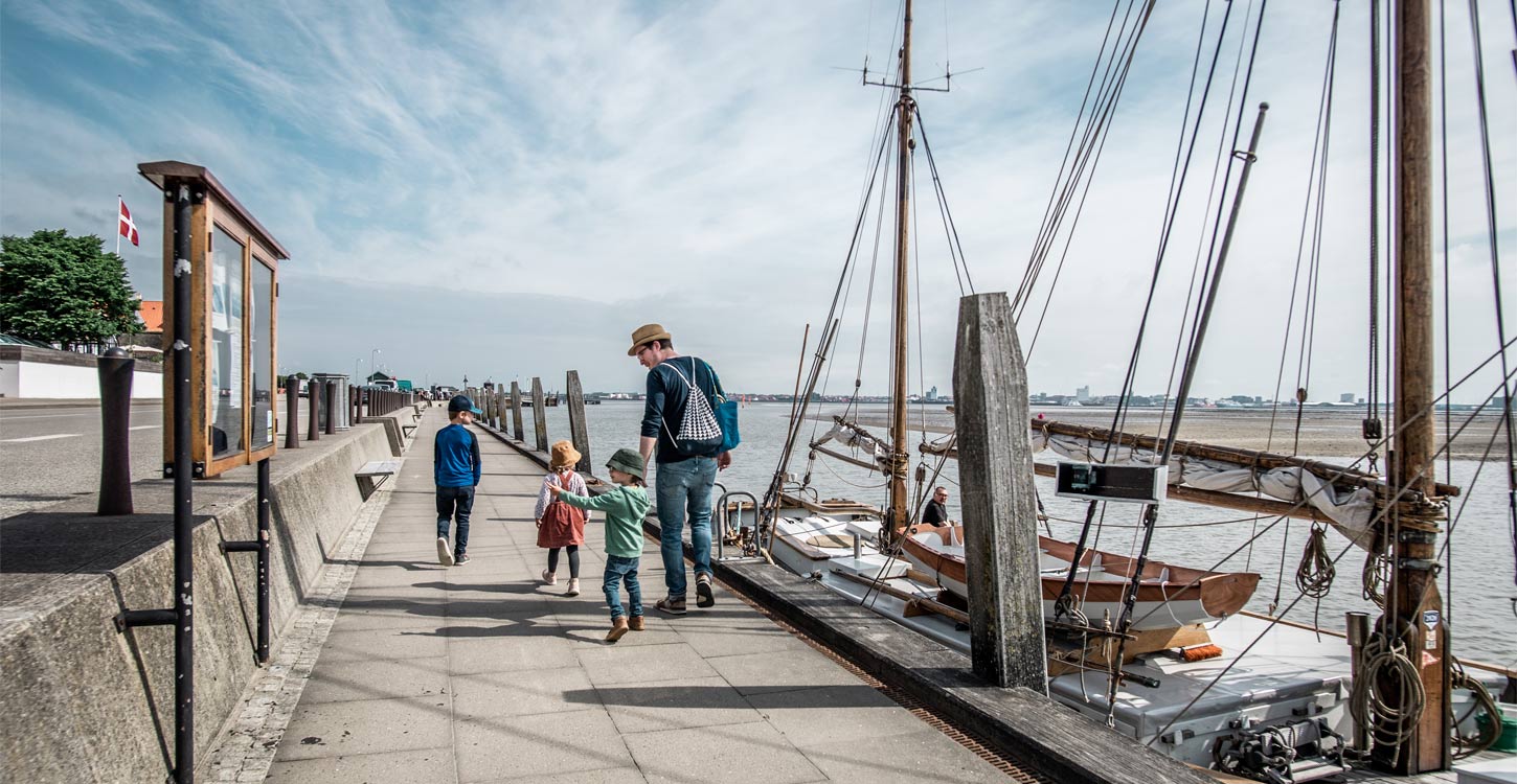 Sejlskib i Nordby Havn på Fanø | Vadehavskysten