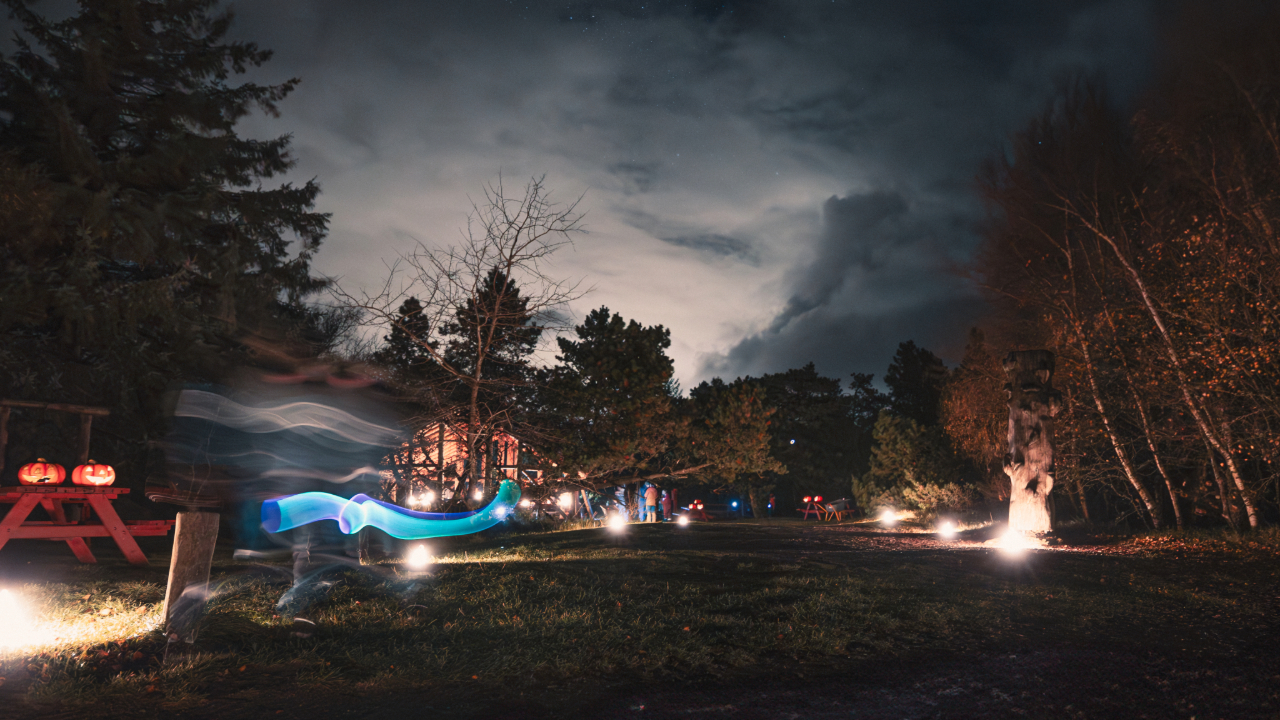 Fanø Skovlegeplads mørke